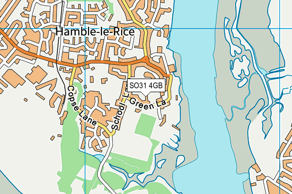 SO31 4GB map - OS VectorMap District (Ordnance Survey)