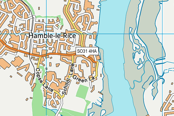 SO31 4HA map - OS VectorMap District (Ordnance Survey)