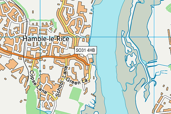 SO31 4HB map - OS VectorMap District (Ordnance Survey)