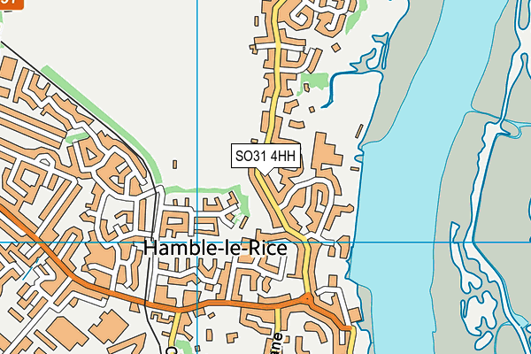 SO31 4HH map - OS VectorMap District (Ordnance Survey)