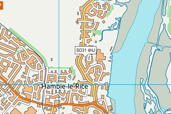 Map of PURPLE PATCH (HAMBLE) LTD at district scale