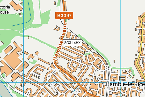 SO31 4HX map - OS VectorMap District (Ordnance Survey)