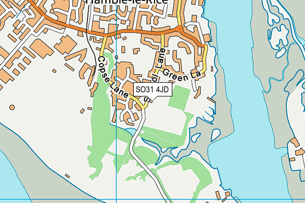 SO31 4JD map - OS VectorMap District (Ordnance Survey)