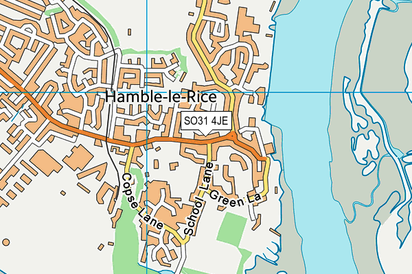 SO31 4JE map - OS VectorMap District (Ordnance Survey)