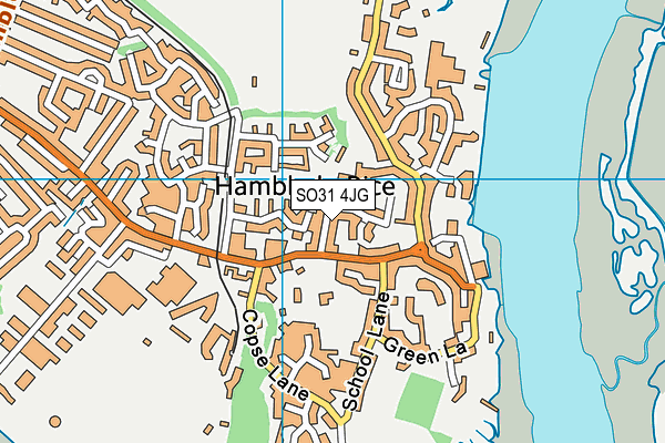 SO31 4JG map - OS VectorMap District (Ordnance Survey)