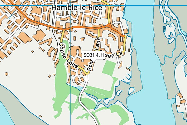 SO31 4JH map - OS VectorMap District (Ordnance Survey)