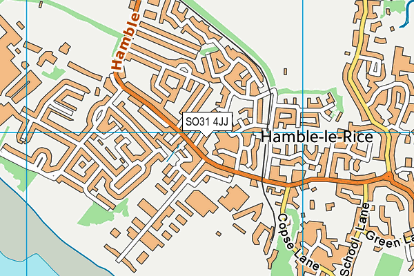 SO31 4JJ map - OS VectorMap District (Ordnance Survey)