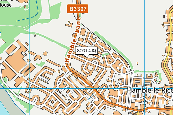 SO31 4JQ map - OS VectorMap District (Ordnance Survey)