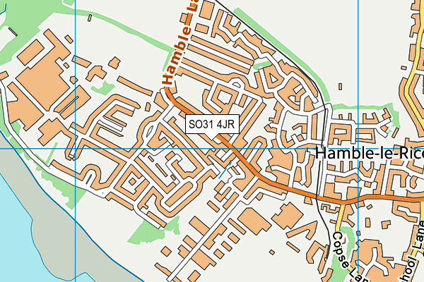 SO31 4JR map - OS VectorMap District (Ordnance Survey)