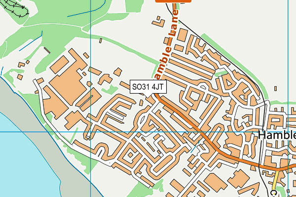 SO31 4JT map - OS VectorMap District (Ordnance Survey)