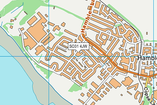SO31 4JW map - OS VectorMap District (Ordnance Survey)