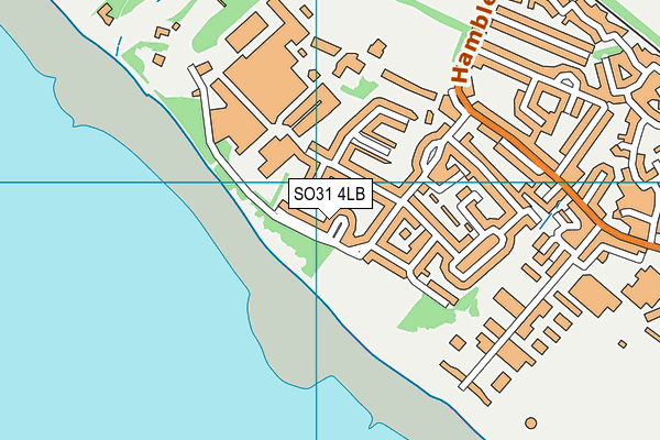 SO31 4LB map - OS VectorMap District (Ordnance Survey)