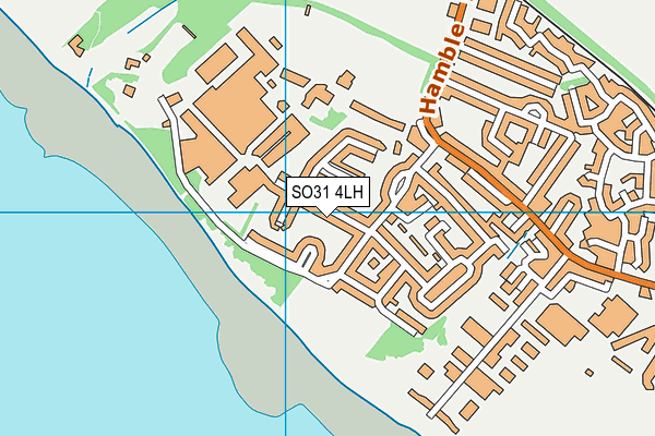 SO31 4LH map - OS VectorMap District (Ordnance Survey)