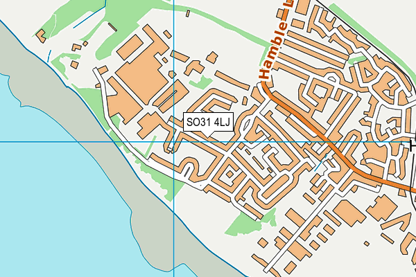 SO31 4LJ map - OS VectorMap District (Ordnance Survey)