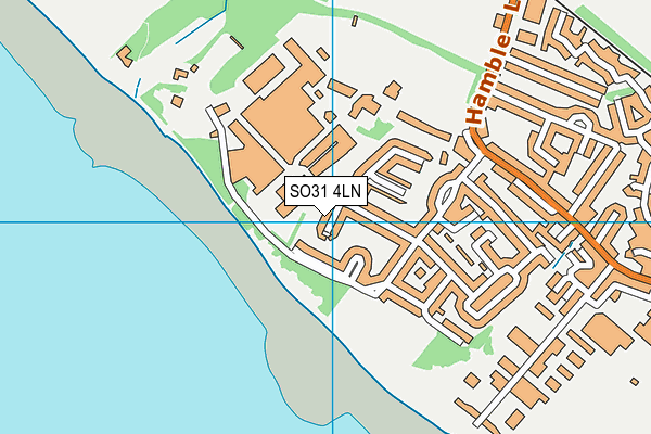 SO31 4LN map - OS VectorMap District (Ordnance Survey)