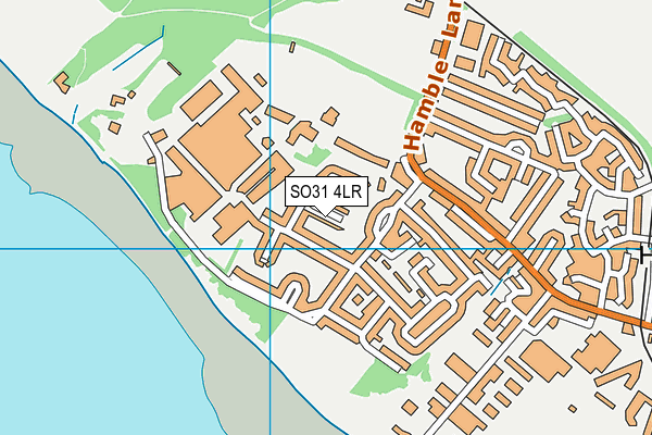 SO31 4LR map - OS VectorMap District (Ordnance Survey)
