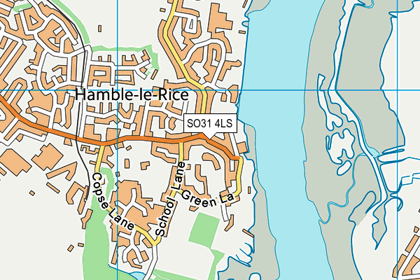 SO31 4LS map - OS VectorMap District (Ordnance Survey)