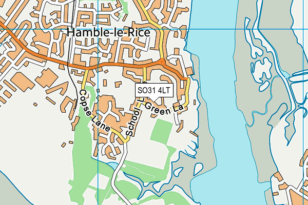 SO31 4LT map - OS VectorMap District (Ordnance Survey)