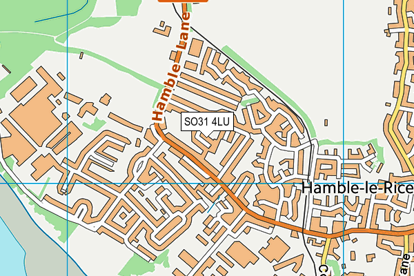 SO31 4LU map - OS VectorMap District (Ordnance Survey)