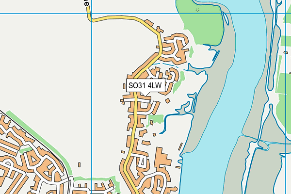 SO31 4LW map - OS VectorMap District (Ordnance Survey)