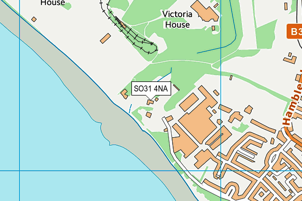 SO31 4NA map - OS VectorMap District (Ordnance Survey)