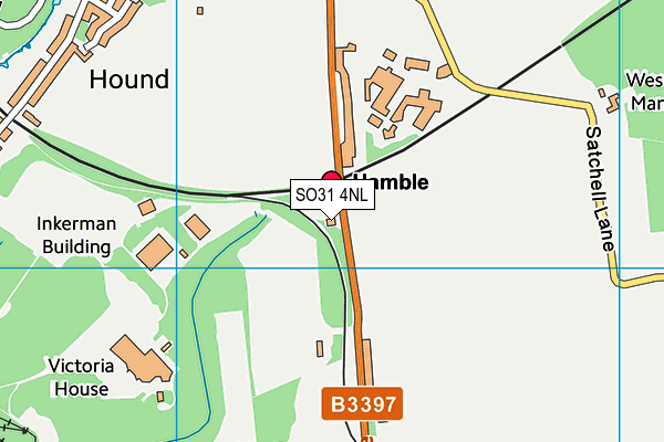 Map of HAMBLE GARAGE LIMITED at district scale
