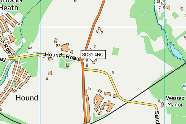 SO31 4NQ map - OS VectorMap District (Ordnance Survey)