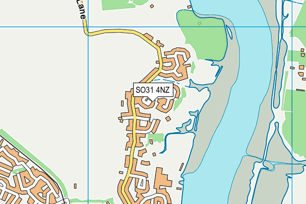 SO31 4NZ map - OS VectorMap District (Ordnance Survey)