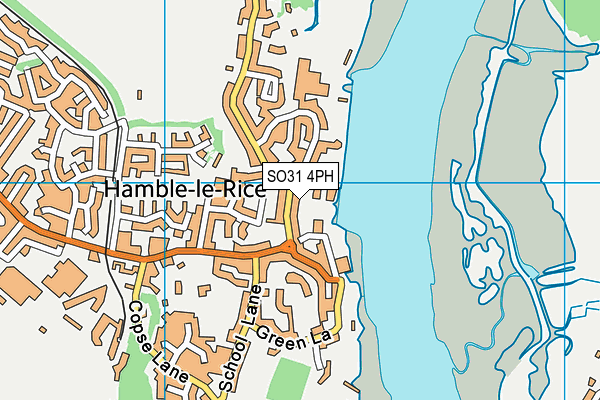 SO31 4PH map - OS VectorMap District (Ordnance Survey)