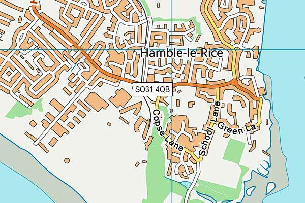 SO31 4QB map - OS VectorMap District (Ordnance Survey)