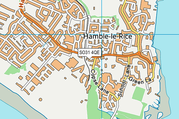 SO31 4QE map - OS VectorMap District (Ordnance Survey)