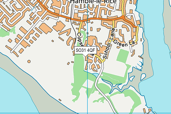SO31 4QF map - OS VectorMap District (Ordnance Survey)