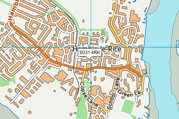 SO31 4RH map - OS VectorMap District (Ordnance Survey)