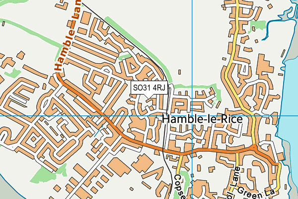 SO31 4RJ map - OS VectorMap District (Ordnance Survey)