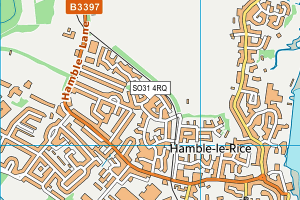 SO31 4RQ map - OS VectorMap District (Ordnance Survey)