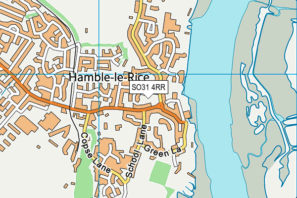 SO31 4RR map - OS VectorMap District (Ordnance Survey)