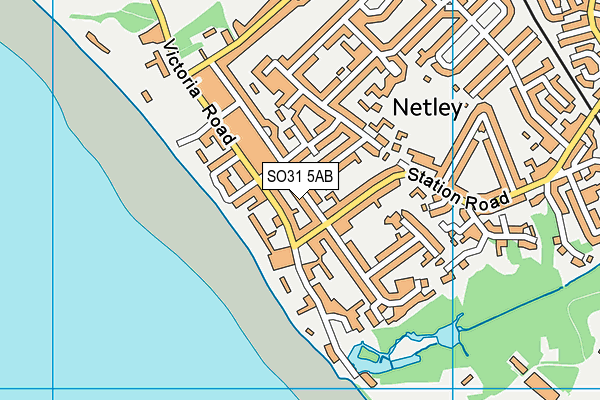 SO31 5AB map - OS VectorMap District (Ordnance Survey)