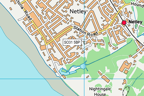 SO31 5BP map - OS VectorMap District (Ordnance Survey)