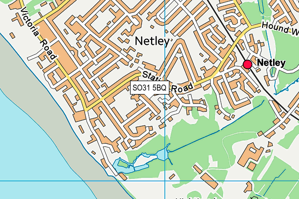 SO31 5BQ map - OS VectorMap District (Ordnance Survey)