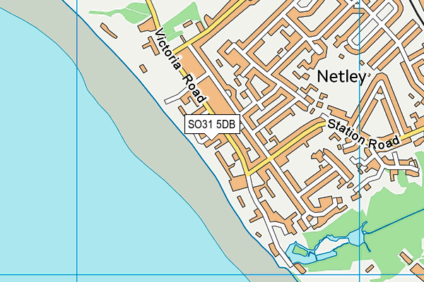 SO31 5DB map - OS VectorMap District (Ordnance Survey)