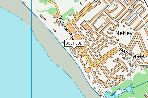 SO31 5DD map - OS VectorMap District (Ordnance Survey)