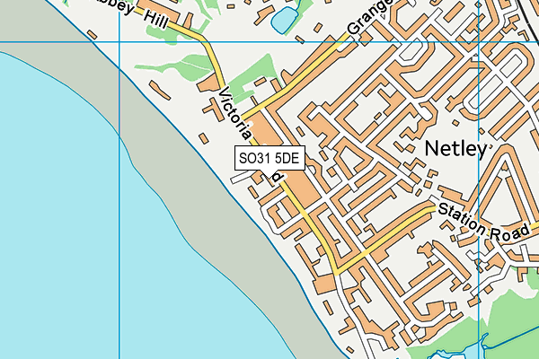 SO31 5DE map - OS VectorMap District (Ordnance Survey)