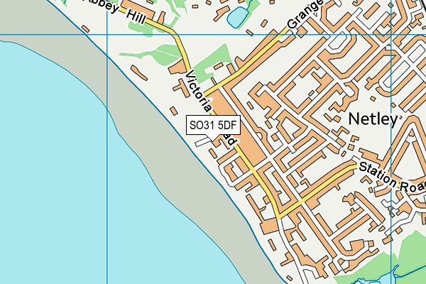 SO31 5DF map - OS VectorMap District (Ordnance Survey)