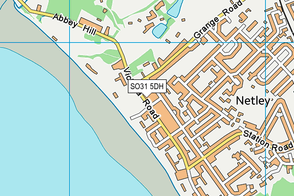 SO31 5DH map - OS VectorMap District (Ordnance Survey)