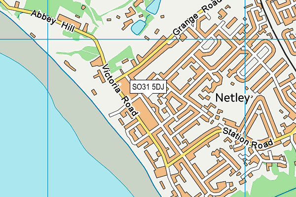 SO31 5DJ map - OS VectorMap District (Ordnance Survey)