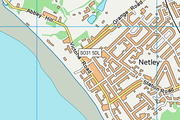 SO31 5DL map - OS VectorMap District (Ordnance Survey)