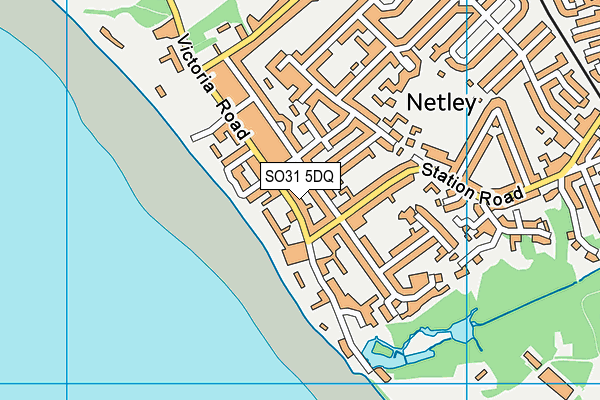 SO31 5DQ map - OS VectorMap District (Ordnance Survey)