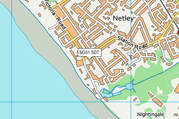 SO31 5DT map - OS VectorMap District (Ordnance Survey)