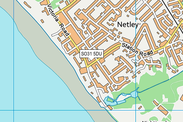 SO31 5DU map - OS VectorMap District (Ordnance Survey)