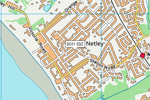 SO31 5DZ map - OS VectorMap District (Ordnance Survey)